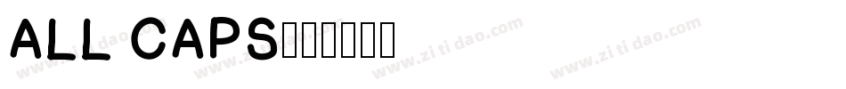 All Caps字体转换